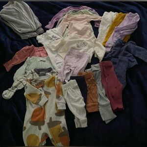 Newborn Girls Assorted Baby Clothing Bundle